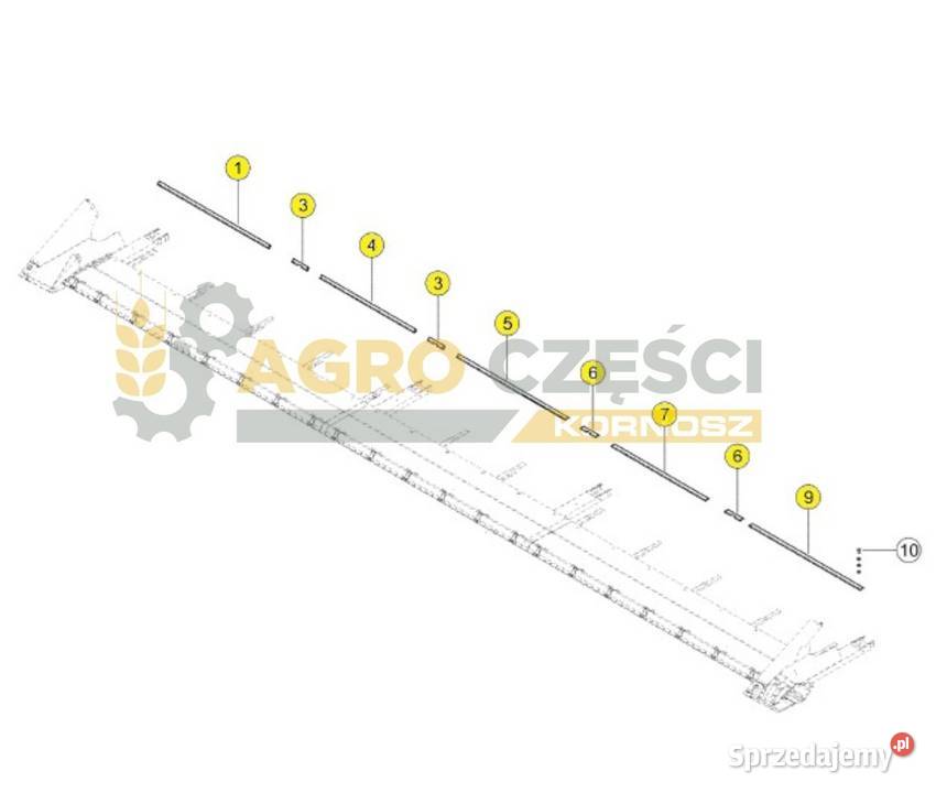 Blacha chwytacza kamieni odrzutnik kamieni heder Boruja Kościelna sprzedam