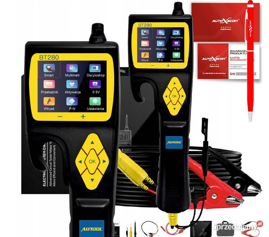 AUTOOL BT280 Tester obwodów Ekran LCD 24 cala lubuskie Gorzów Wielkopolski