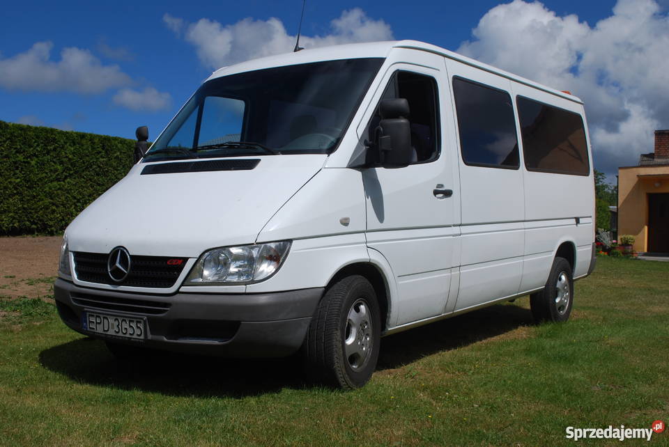 Mercedes Sprinter 27 cdi 316 9 osobowy 2003 tempomat Łódź sprzedam