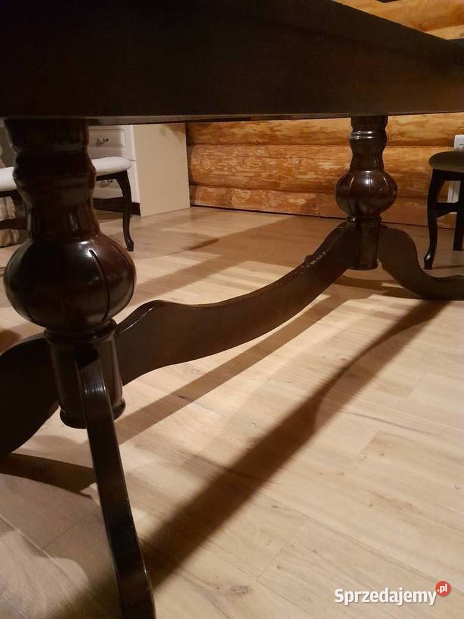Stół krzesła zestaw 100cm