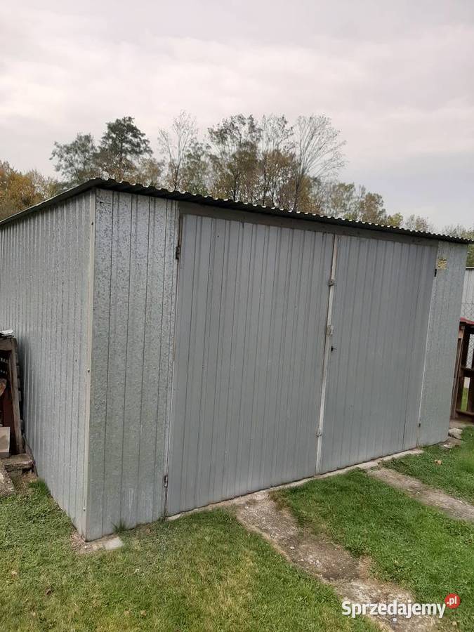 Garaż blaszany 4x5 używany małopolskie Andrychów sprzedam
