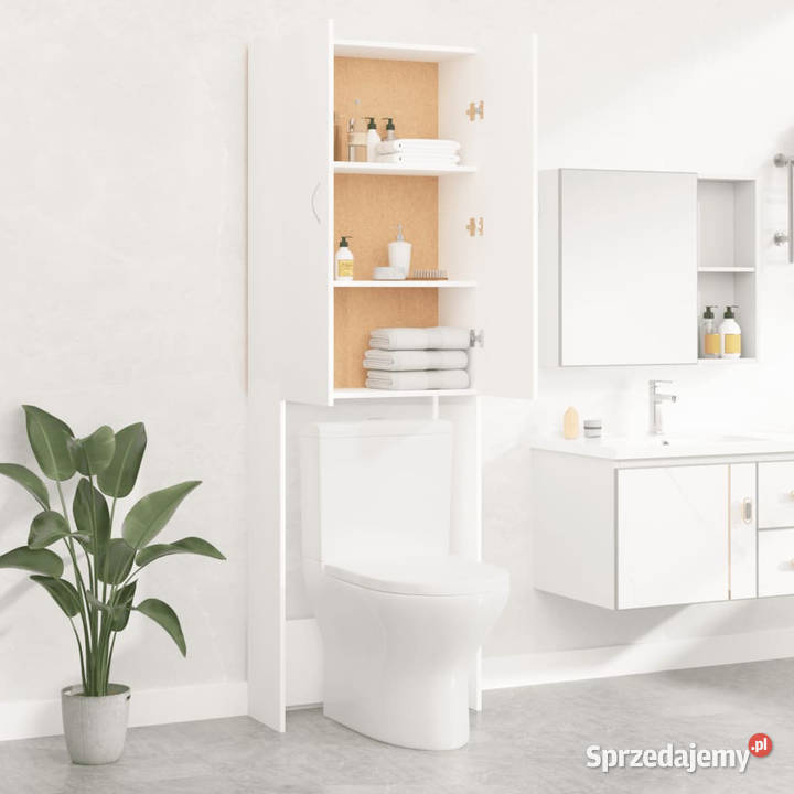 Szafka na pralkę biała 64 x 255 x 190 WM808413 Pozostałe Warszawa sprzedam