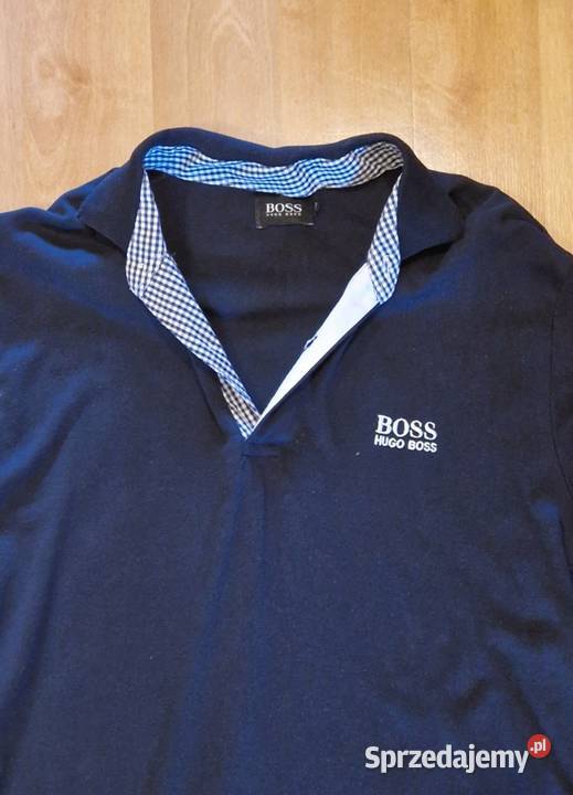 Męski Tshirt polo marki Boss z bawełny 100 Lublin