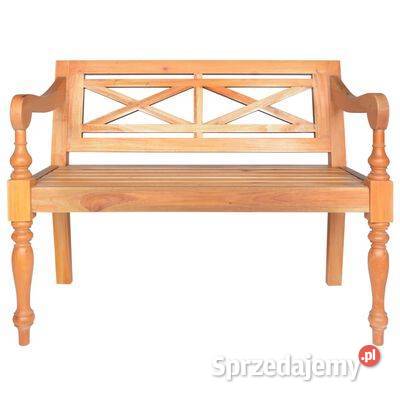 Ławka Batavia 98 lite drewno mahoniowe Ławki Warszawa
