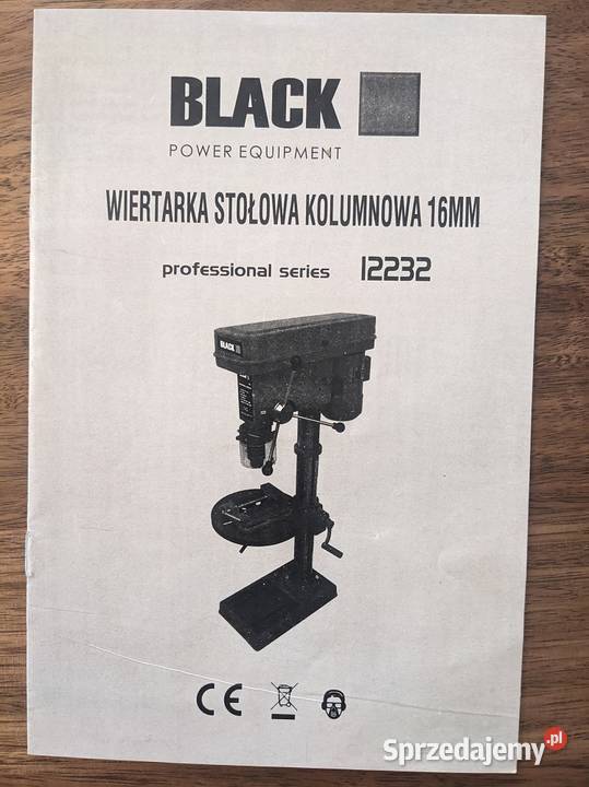 2750W WIERTARKA STOŁOWA KOLUMNOWA 16MM BLACK Wiertarki i wkrętarki Dom i Ogród