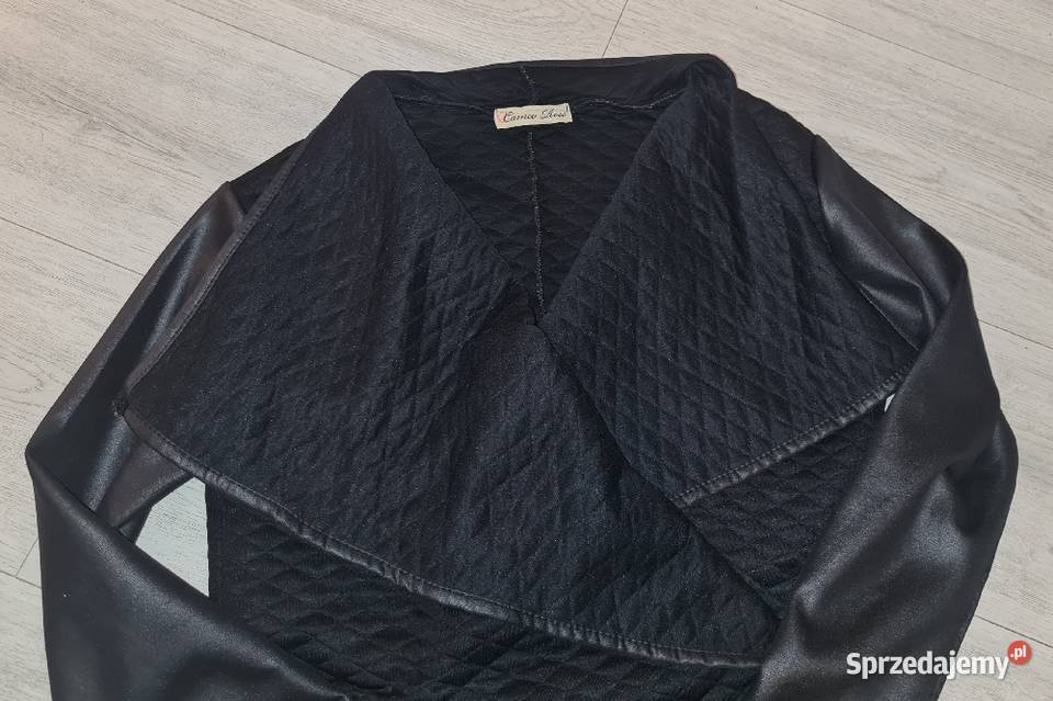 Narzutka damska czerń pikowana 38M czarny Łódź