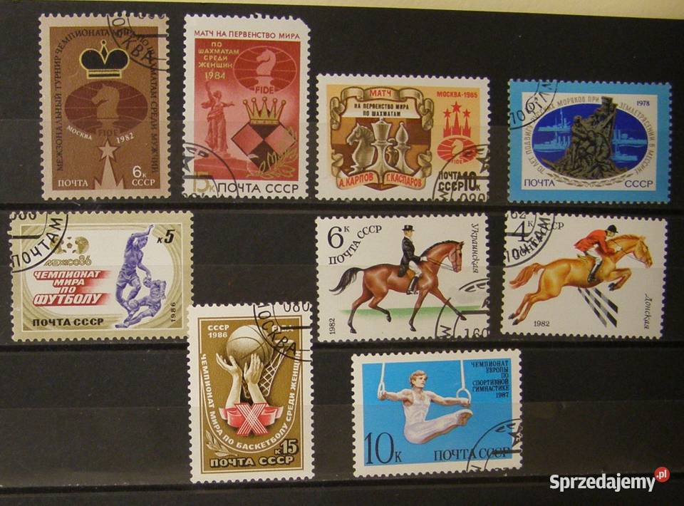 Znaczki pocztowe-ZSRR-sport-1