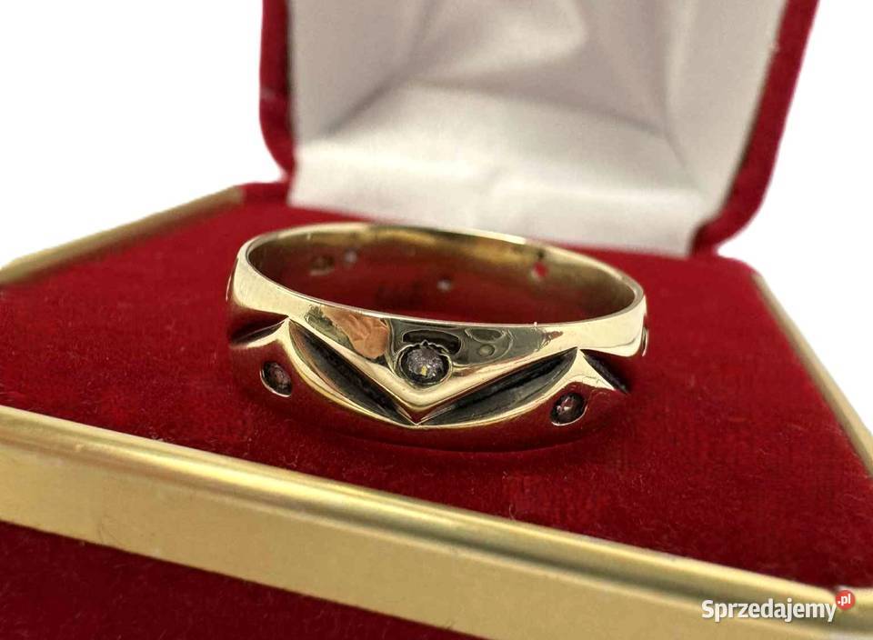 Złota Obrączka pr 585 33g R15 złoto Zegarki i Biżuteria Elbląg