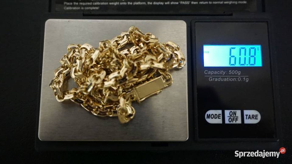 ZŁOTY ŁAŃCUSZEK GARIBALDI 60G ŁAŃCUCH GALIBARDI mazowieckie Warszawa
