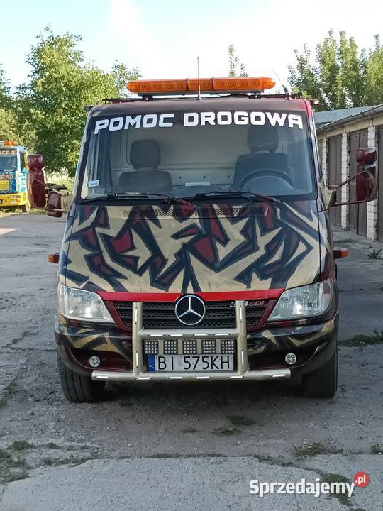 SZ Sprinter 313 pomoc drogowa specjalny 2004r na Białystok