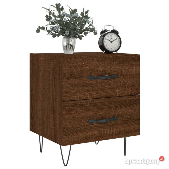 Szafki nocne 2 brązowy dąb 40x35x475 WM827307 sprzedam