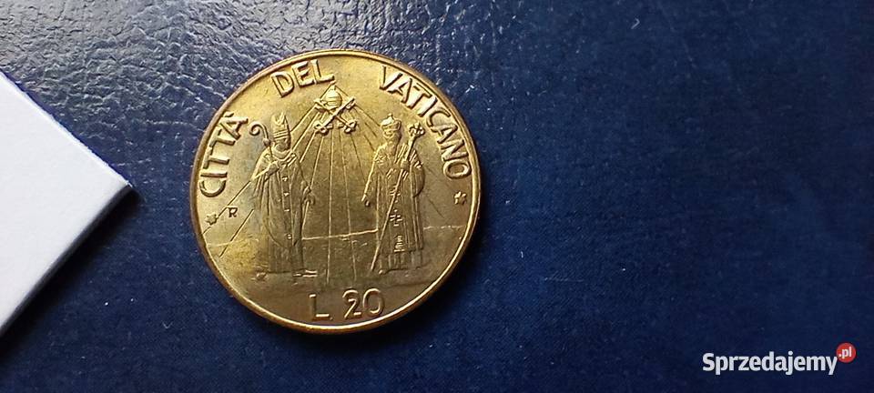 Stare monety 20 lir 1990 Watykan Lesko