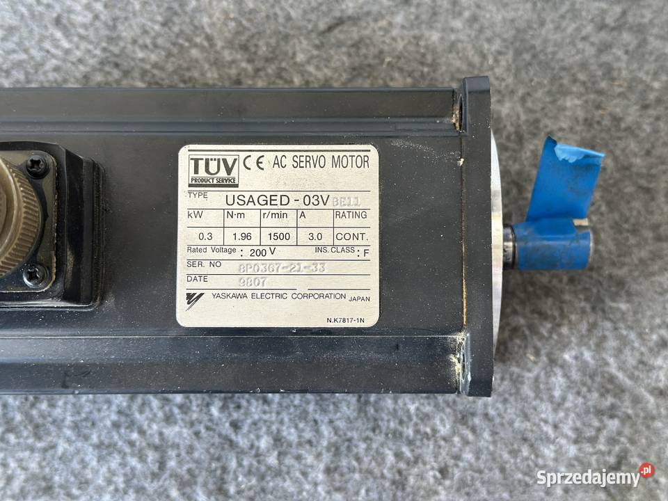 YASKAWA servopack SGDB03VDY1 silnik serwo BIESSE Łabuńki Pierwsze