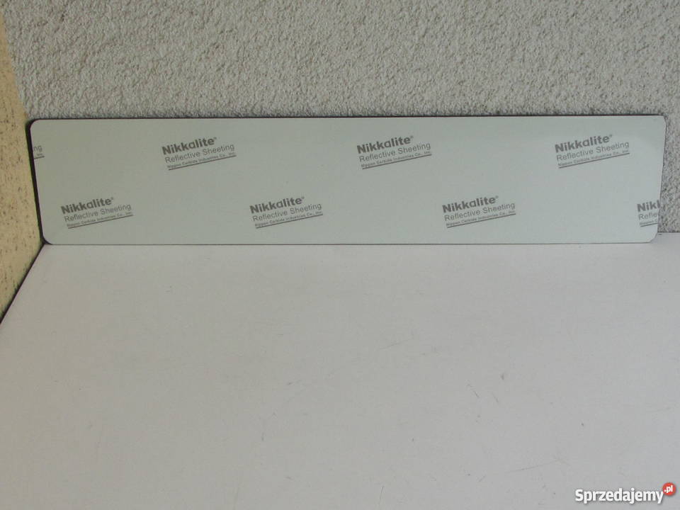 Tablica rejestracyjna irlandzka plastykowa nowa sprzedam