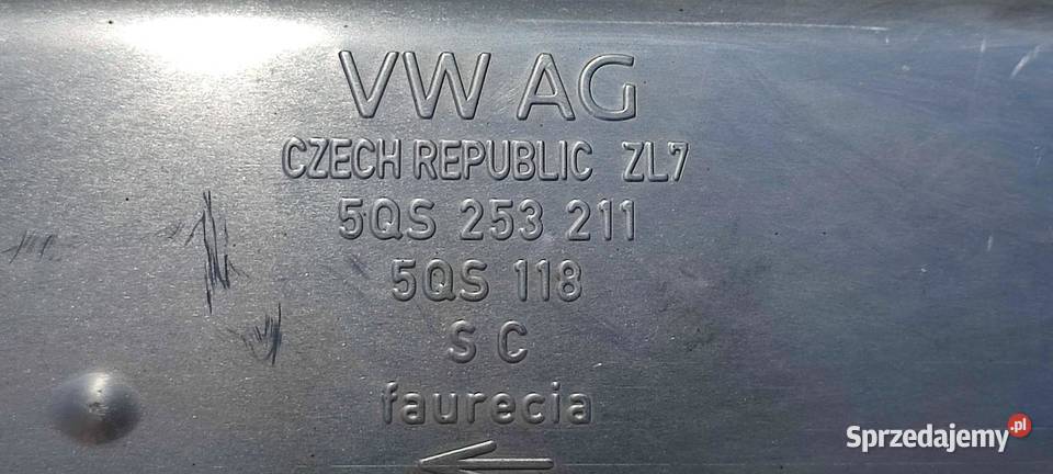 VW TAYRON TŁUMIK ŚRODKOWY 15 5QS253211