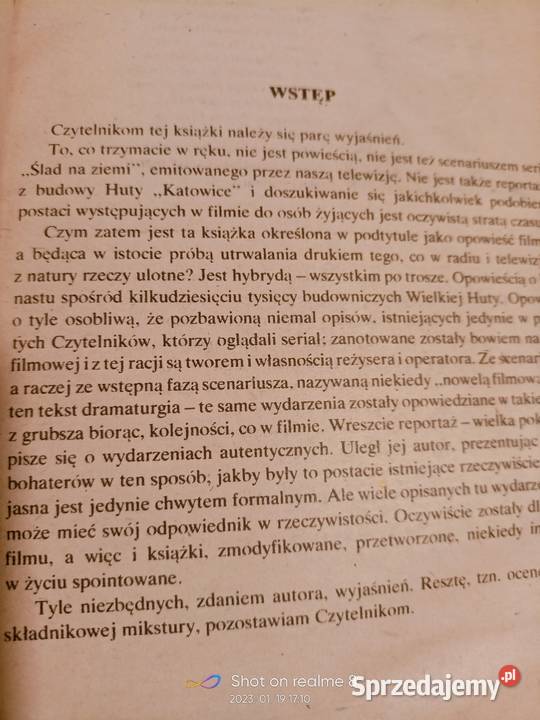 Ślad na ziemi wyjątkowy unikat okazy Księgarnia miękka Warszawa