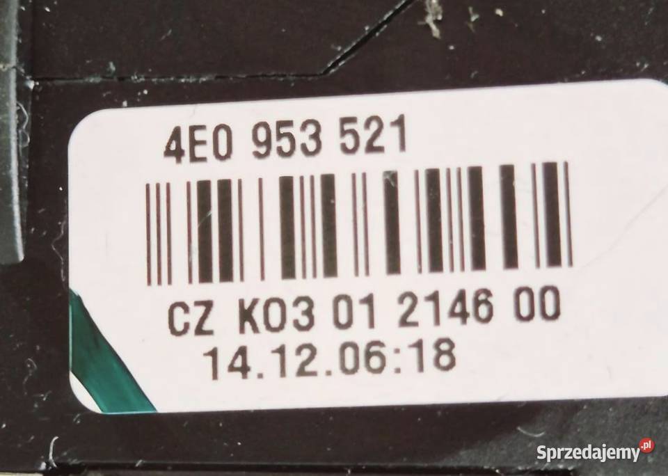 PRZEŁĄCZNIK ZESPOLONY AUDI A6 C6 KOMBI AVANT Działoszyce