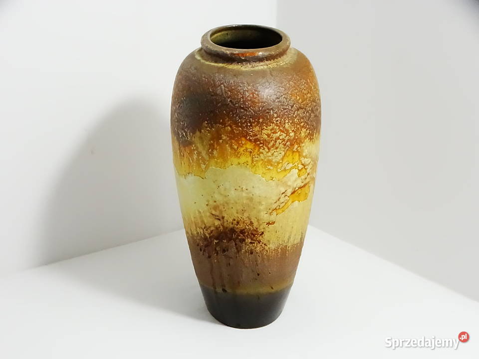 Wazon ceramiczny artystyczny ręcznie szkliwiony lubelskie Biłgoraj sprzedam