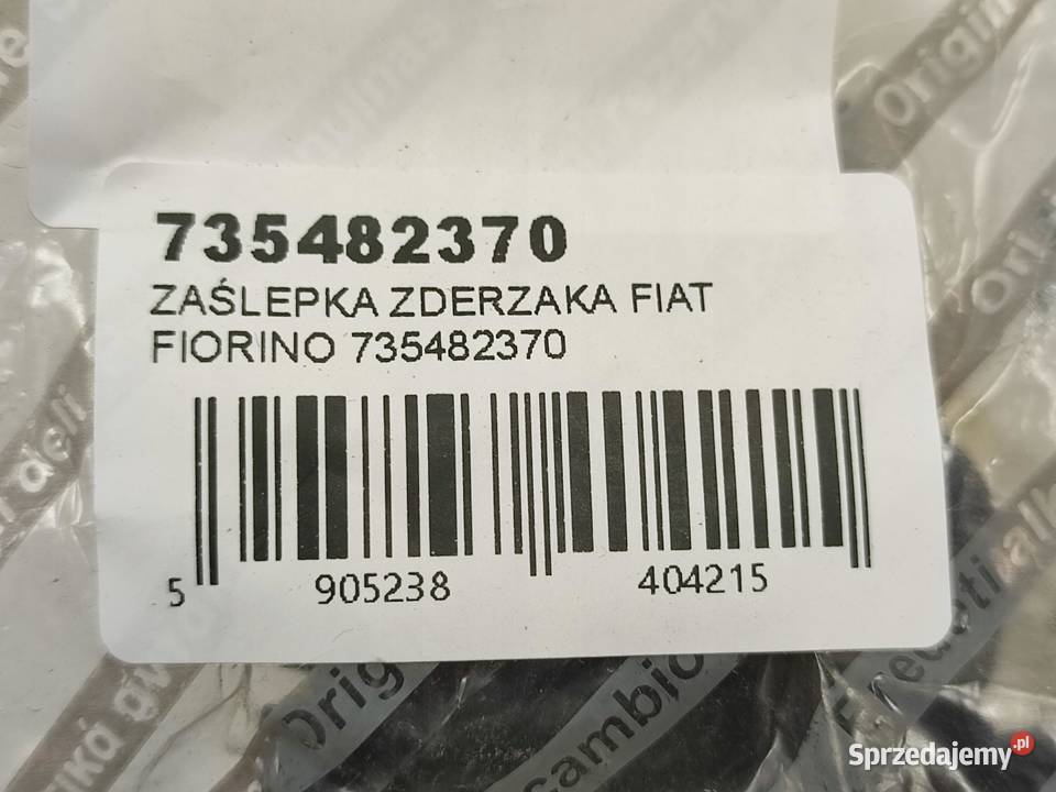 ZAŚLEPKA ZDERZAKA TYŁ FIAT FIORINO 14 2007 NOWA osobowe