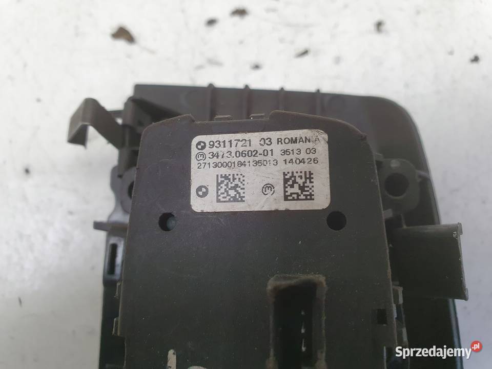 WŁĄCZNIK ŚWIATEŁ Panel przełącznik 9311721 BMW lubelskie