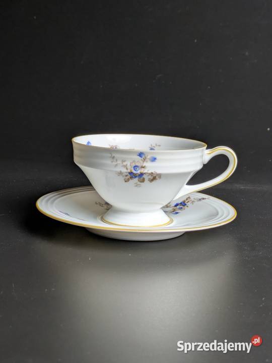 Ukwiecone Duo Carstens Sorau Żary Porcelana i szkło dolnośląskie Legnica