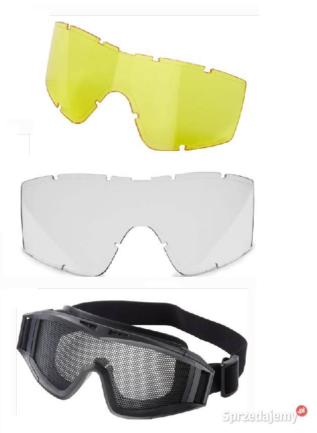 GOGLE OKULARY SPORTOWE ochronne taktyczne ASG Sporty strzeleckie i myślistwo Nowy Sącz