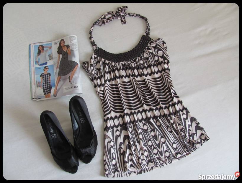 Top odkryte plecy AMISU ML stan idealny 38 40 Inny wzór Płock