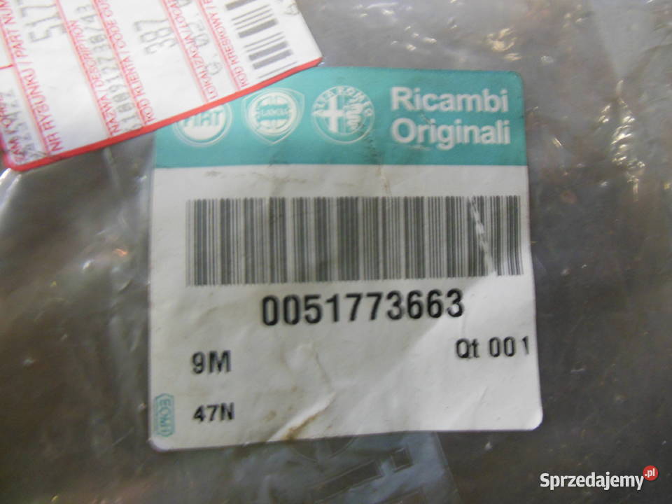 Uszczelka drzwi prawa przednia Fiat Grande Punto Kozy