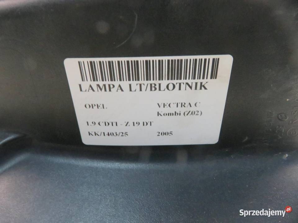 LAMPA LEWA TYLNA OPEL VECTRA C 24469461 małopolskie sprzedam