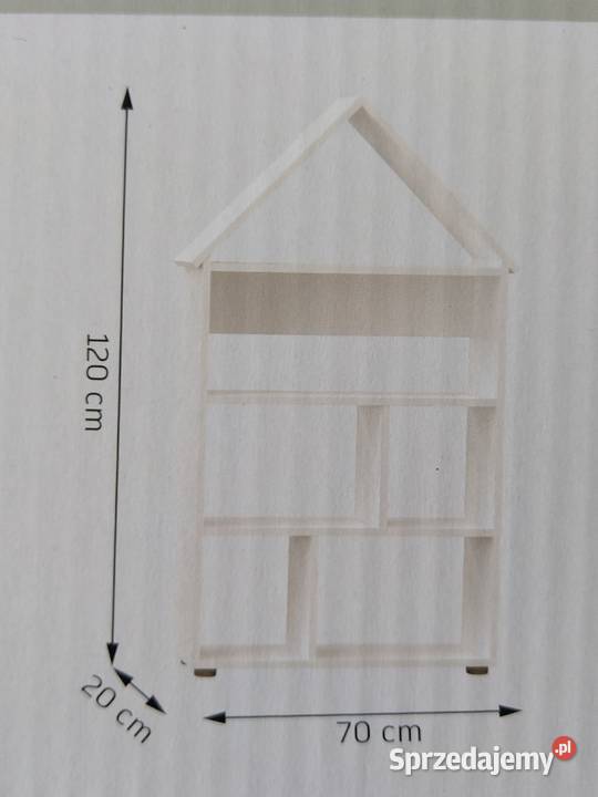 NAJTANIEJ Regał Dziecięcy Domek z Półkami śląskie Zabrze