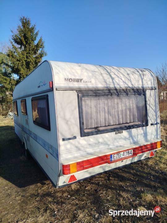 Przyczepa Kempingowa Hobby Zarejestrowana Zduńska Wola
