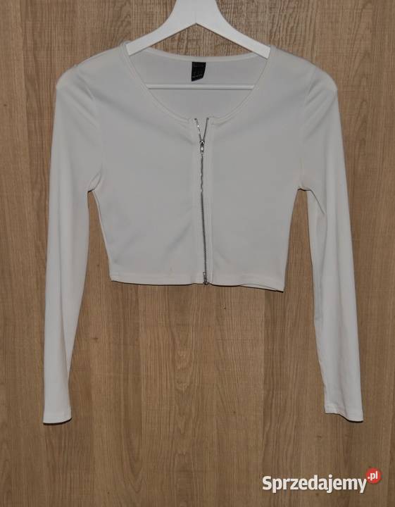 Shein fajna bluzeczka dekolt zamek 34 XS sprzedam