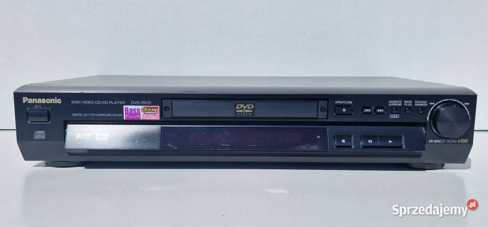 Panasonic CD DVD MP3 odtwarzacz DVDRV31 rv 31 Panasonic sprzedam
