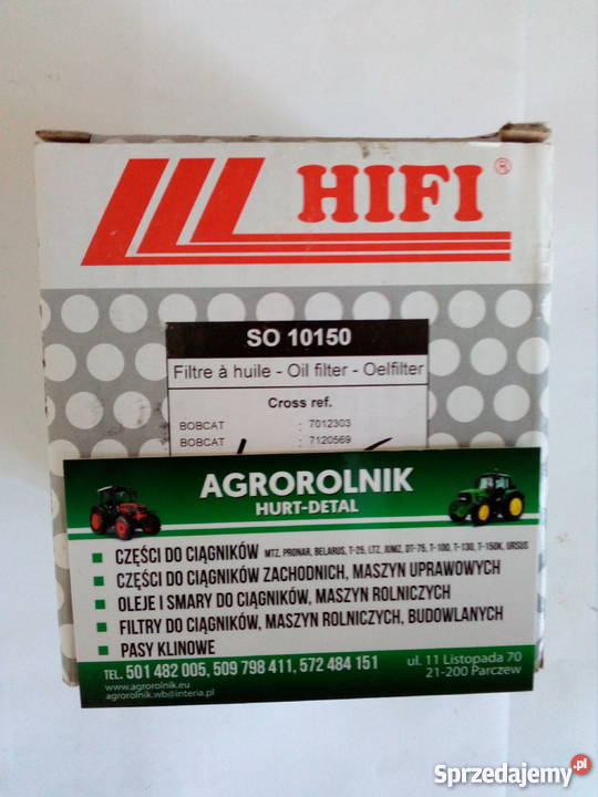 Filtr oleju SO 10150 Bobcat lubelskie Parczew sprzedam