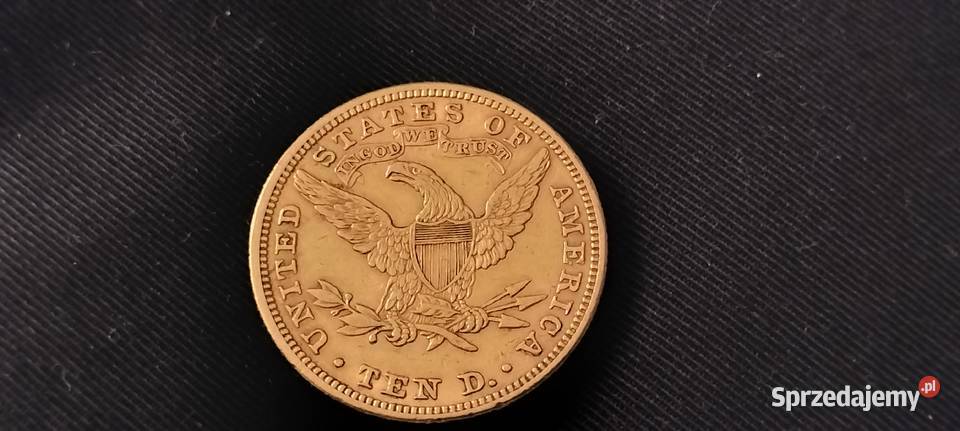 10 dolarów 1881 Filadelfia złoto 1671 g Warszawa