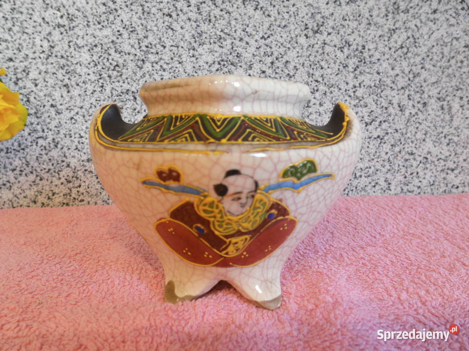 CHINYJAPONIA wazonwazonik Porcelana i szkło Raszków