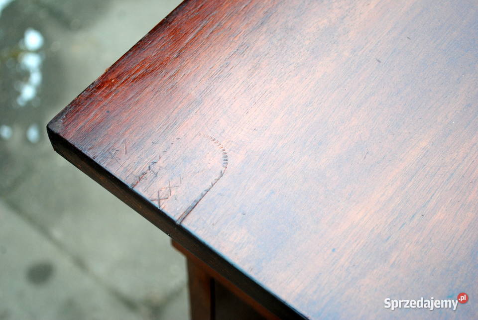 Stare biurko 4 wolnostojące Meble Mała Karczma