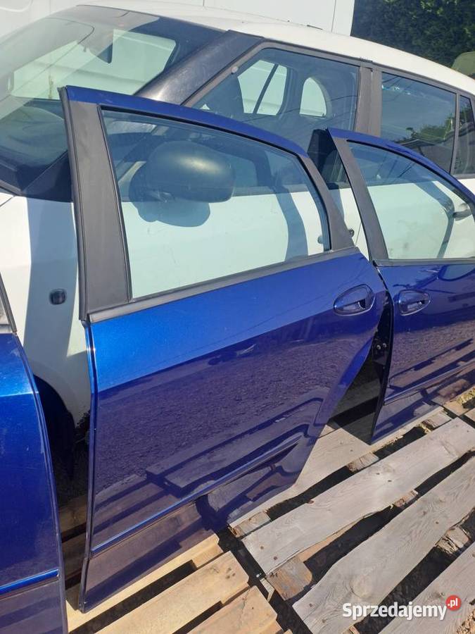 Fiat Linea drzwi kompletne kolor niebieski