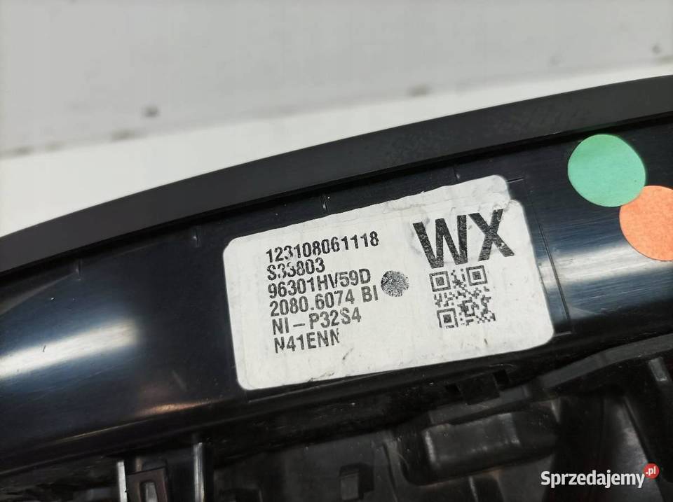 LUSTERKO PRAWE 13PIN EUROPA J11 KAMERKA Nissan Motoryzacja