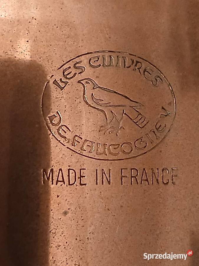 Miedziany garnek miedziany rondel z dziubkiem mazowieckie Warszawa