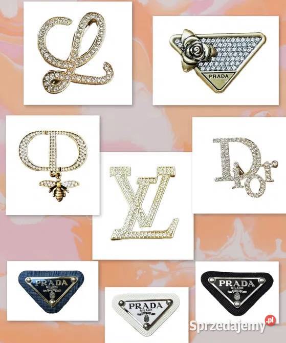 Broszka Yves Saint Laurent YSL złota mazowieckie Warszawa