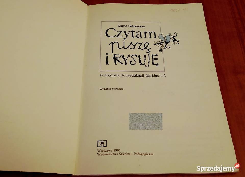 Czytam piszę i rysuję podręcznik do reedukacji Gdańsk sprzedam