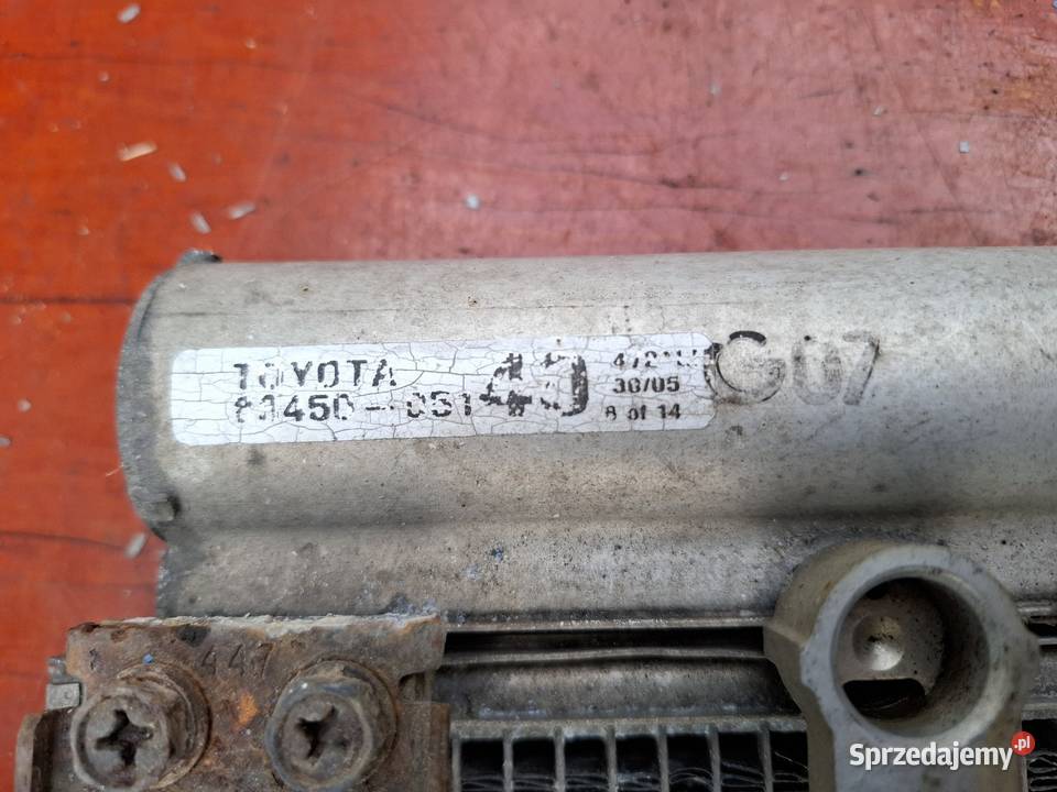 Chłodnica klimatyzacji Toyota Avensis T25 20 D4D Przyborów