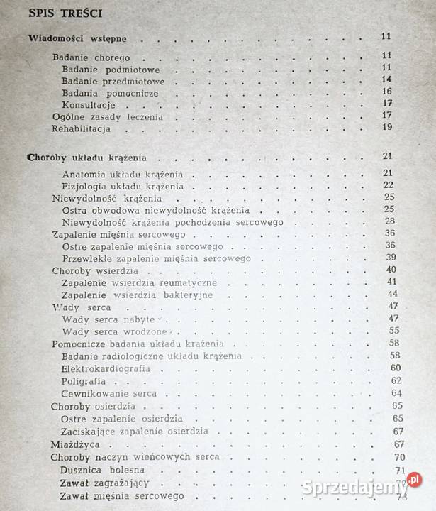 Zarys chorób wewnętrznych W Musiał H Pracka Rok wydania 1977 Chełm