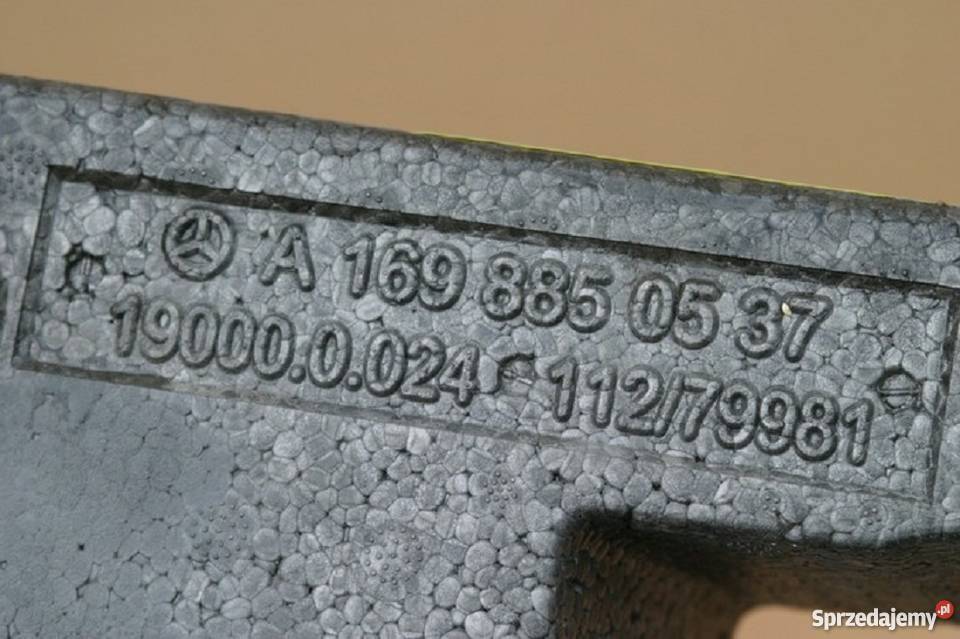 A KLASA ABSORBER PIANKA ZDERZAKA PRZÓD Karoseria Bieleń