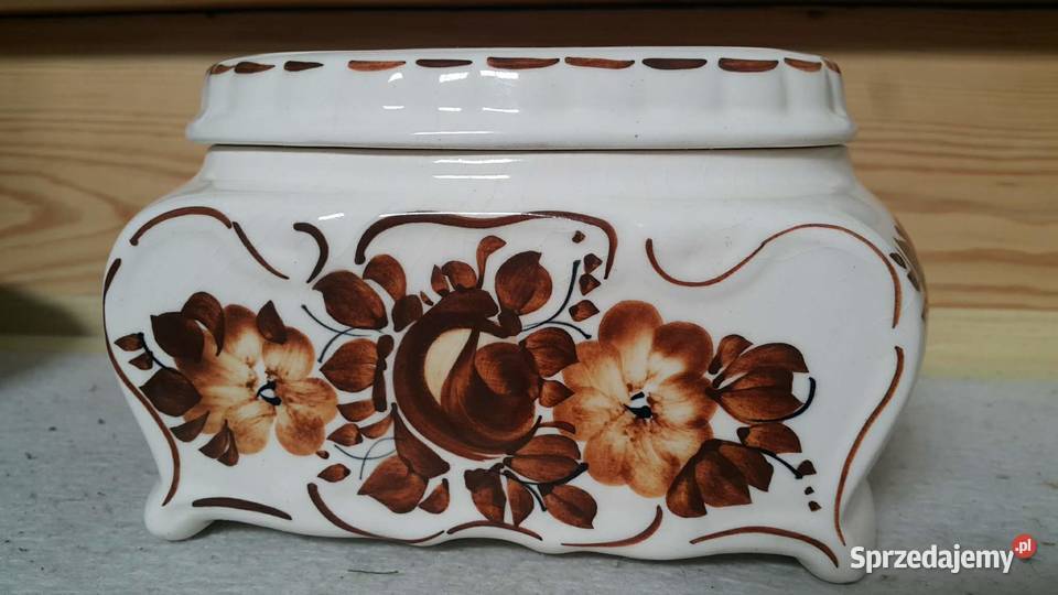 Skrzynka fajans Włocławek Porcelana i szkło dolnośląskie Wrocław