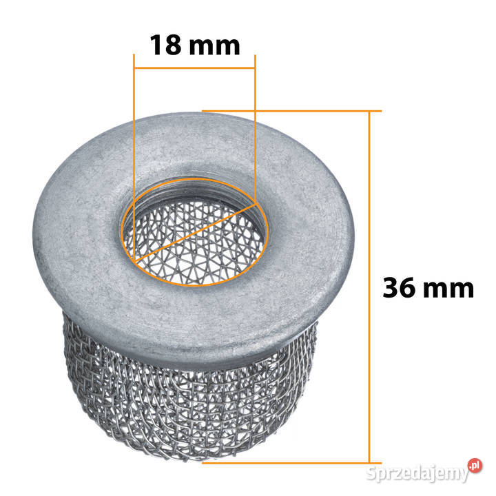 Filtr Metalowy 40mm x 21mm do Agregatu Graco 34 Pistolety i agregaty Ludźmierz sprzedam