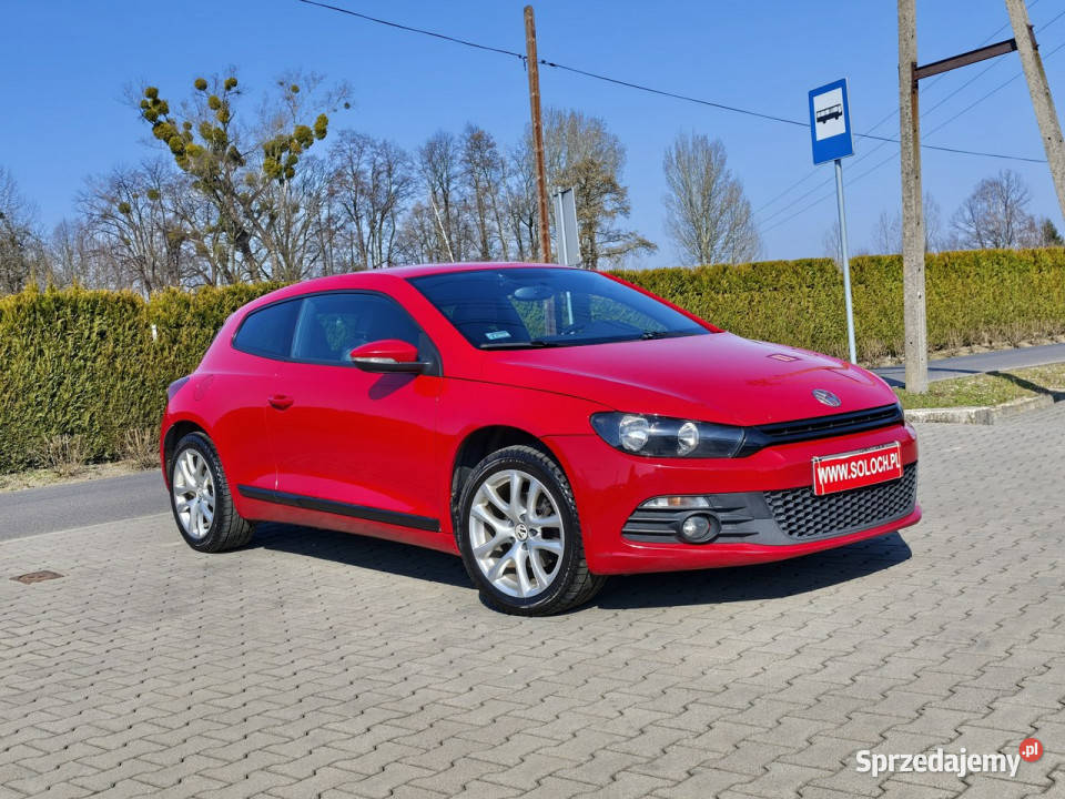 Volkswagen Scirocco 14TSI 122 Eu5 Sport Salon czerwony Goczałkowice-Zdrój