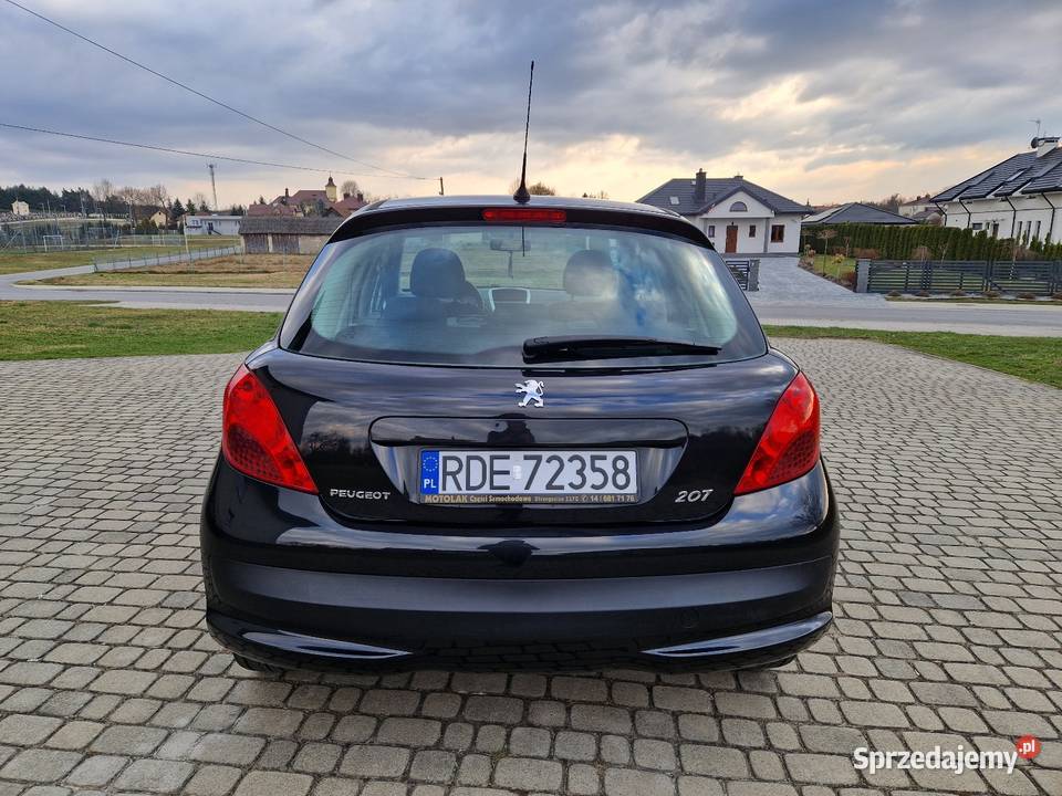 Peugeot 207 14 Benzyna 2009 Klima Zadbany Bez Rok produkcji 2009 Głogów Małopolski