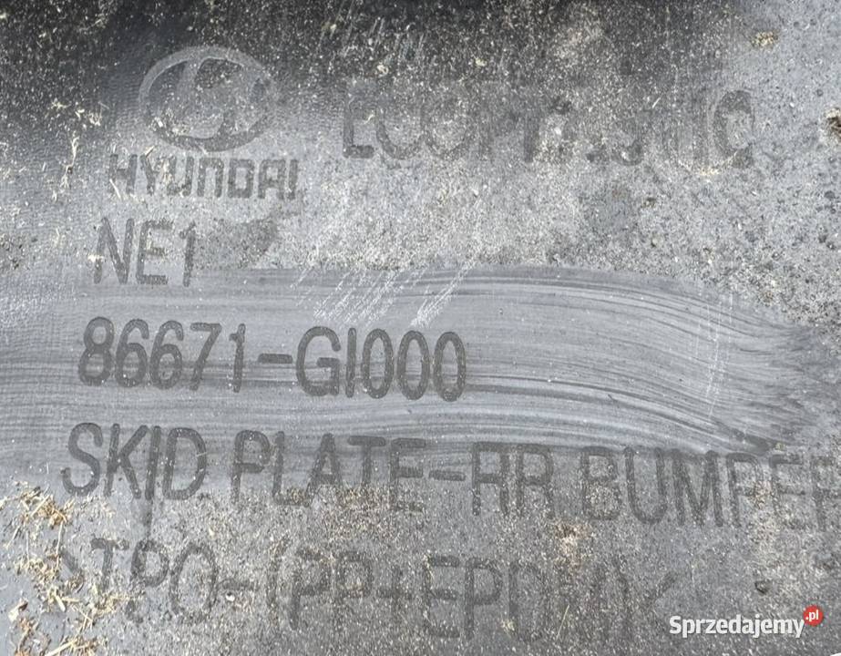 Dyfuzor spoiler zderzaka tył hyundai Ioniq 5 V osobowe Międzychód